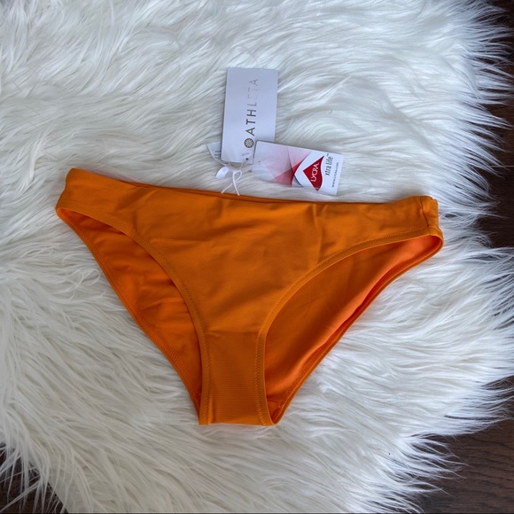 [Athleta] Cloudbreak Rib Mid Rise Swim Bottom - Picture 3 of 8